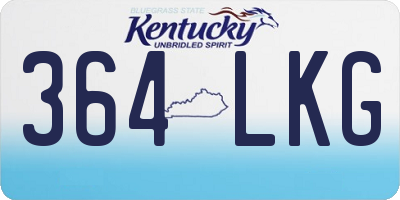 KY license plate 364LKG