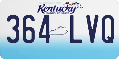 KY license plate 364LVQ