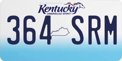KY license plate 364SRM
