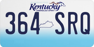 KY license plate 364SRQ