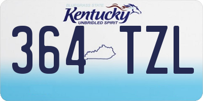 KY license plate 364TZL