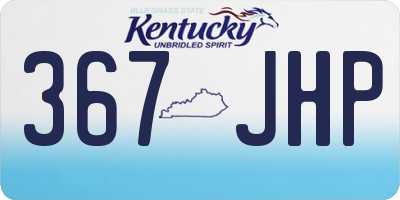 KY license plate 367JHP
