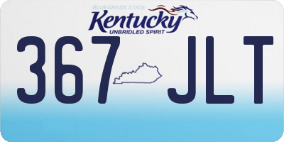 KY license plate 367JLT
