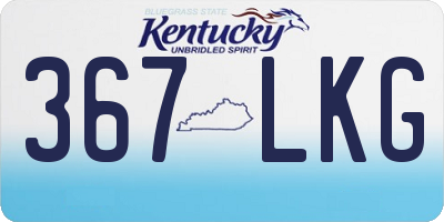 KY license plate 367LKG