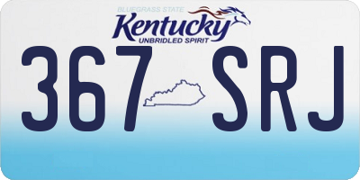 KY license plate 367SRJ