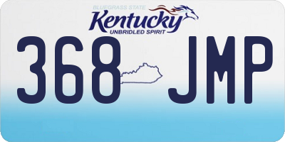 KY license plate 368JMP