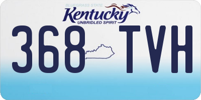 KY license plate 368TVH