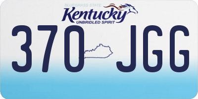 KY license plate 370JGG
