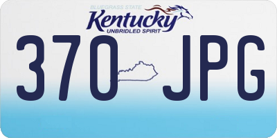 KY license plate 370JPG