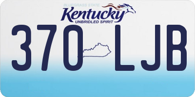 KY license plate 370LJB