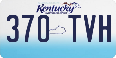 KY license plate 370TVH