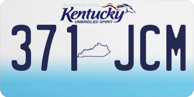 KY license plate 371JCM