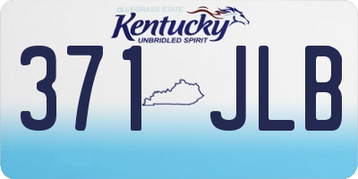 KY license plate 371JLB