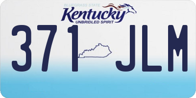 KY license plate 371JLM