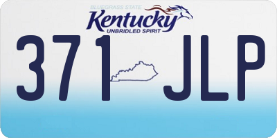 KY license plate 371JLP