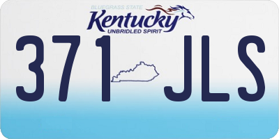 KY license plate 371JLS