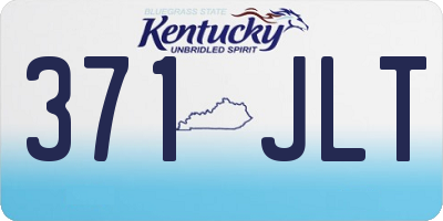 KY license plate 371JLT