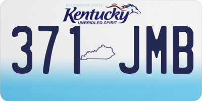 KY license plate 371JMB