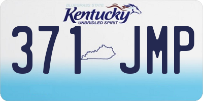 KY license plate 371JMP