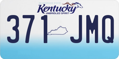 KY license plate 371JMQ