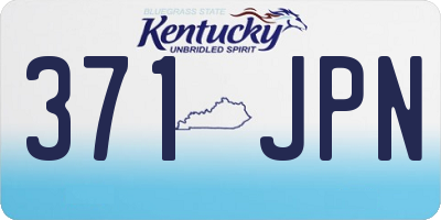 KY license plate 371JPN