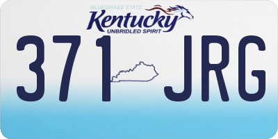 KY license plate 371JRG