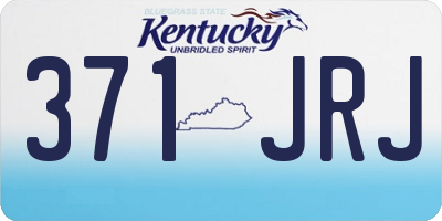 KY license plate 371JRJ