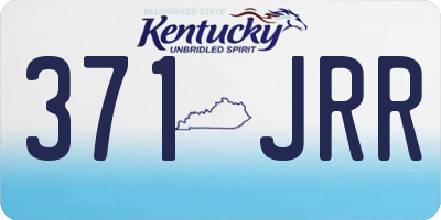 KY license plate 371JRR