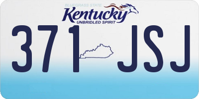 KY license plate 371JSJ