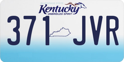KY license plate 371JVR