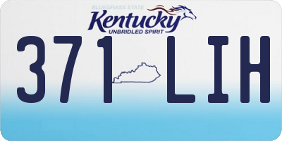 KY license plate 371LIH