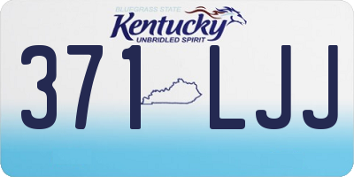 KY license plate 371LJJ