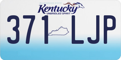 KY license plate 371LJP