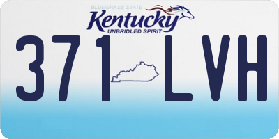 KY license plate 371LVH