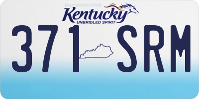 KY license plate 371SRM