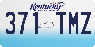 KY license plate 371TMZ