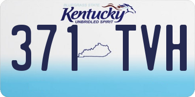 KY license plate 371TVH