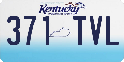 KY license plate 371TVL