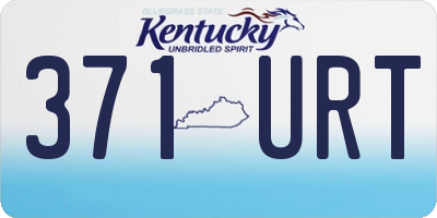 KY license plate 371URT