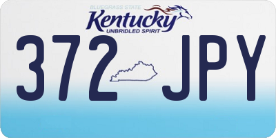 KY license plate 372JPY