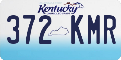 KY license plate 372KMR
