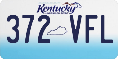 KY license plate 372VFL