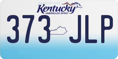 KY license plate 373JLP