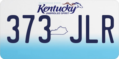 KY license plate 373JLR