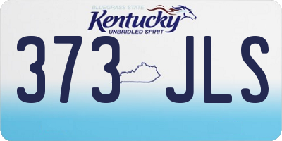 KY license plate 373JLS