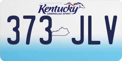 KY license plate 373JLV