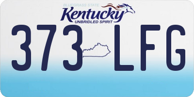 KY license plate 373LFG