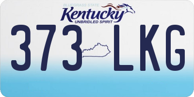 KY license plate 373LKG