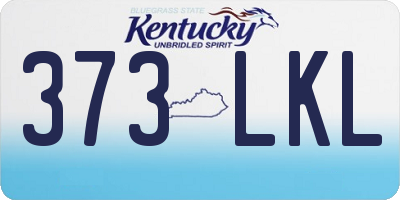 KY license plate 373LKL