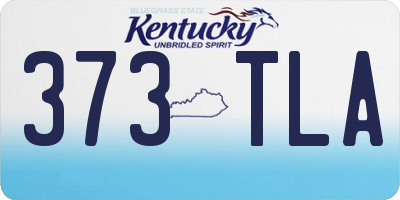 KY license plate 373TLA